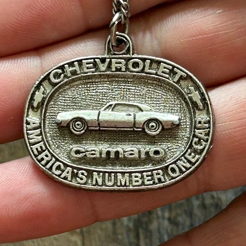 Vintage 1967 Chevrolet Camaro Dealership Promo America's Number One Car Keychain